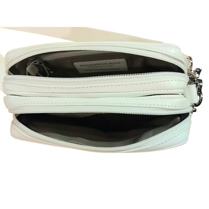 MANDARINA DUCK MELLOW LEATHER Handtasche weiß